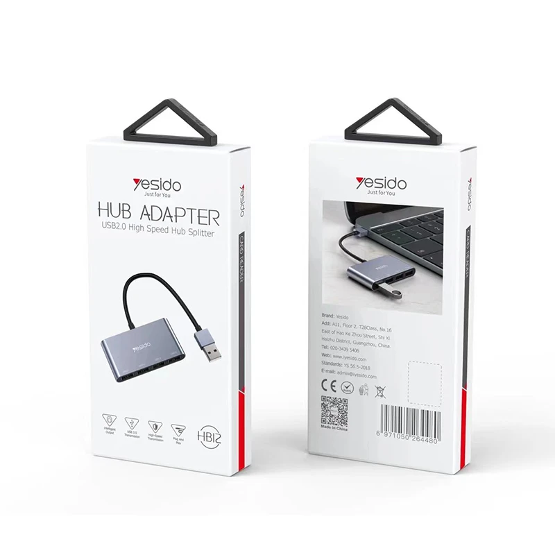 هاب 4 پورت USB یسیدو مدل HB12