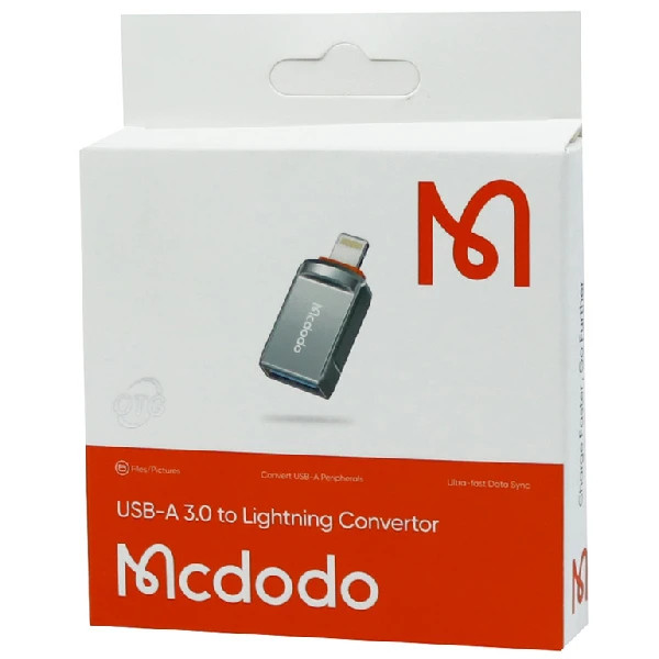 مبدل USB3.0 به لایتنینگ مکدودو مدل OT086
