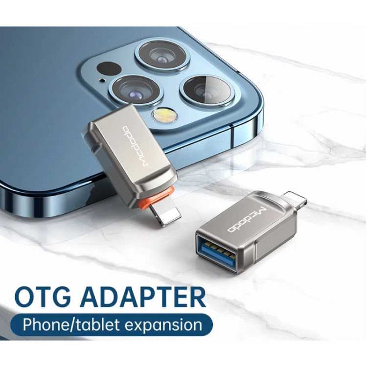 مبدل USB3.0 به لایتنینگ مکدودو مدل OT086