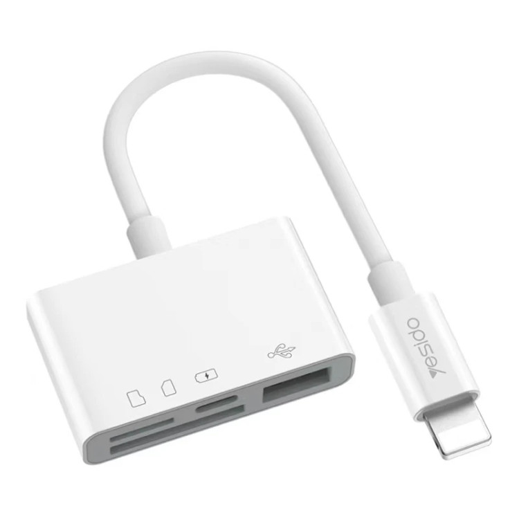 مبدل لایتنینگ به فلش مموری / مموری کارت یسیدو مدل GS12