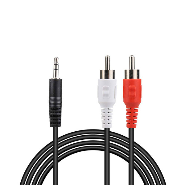 کابل 1 به 2 صدا جک 3.5 میلیمتری و 2 فیش RCA