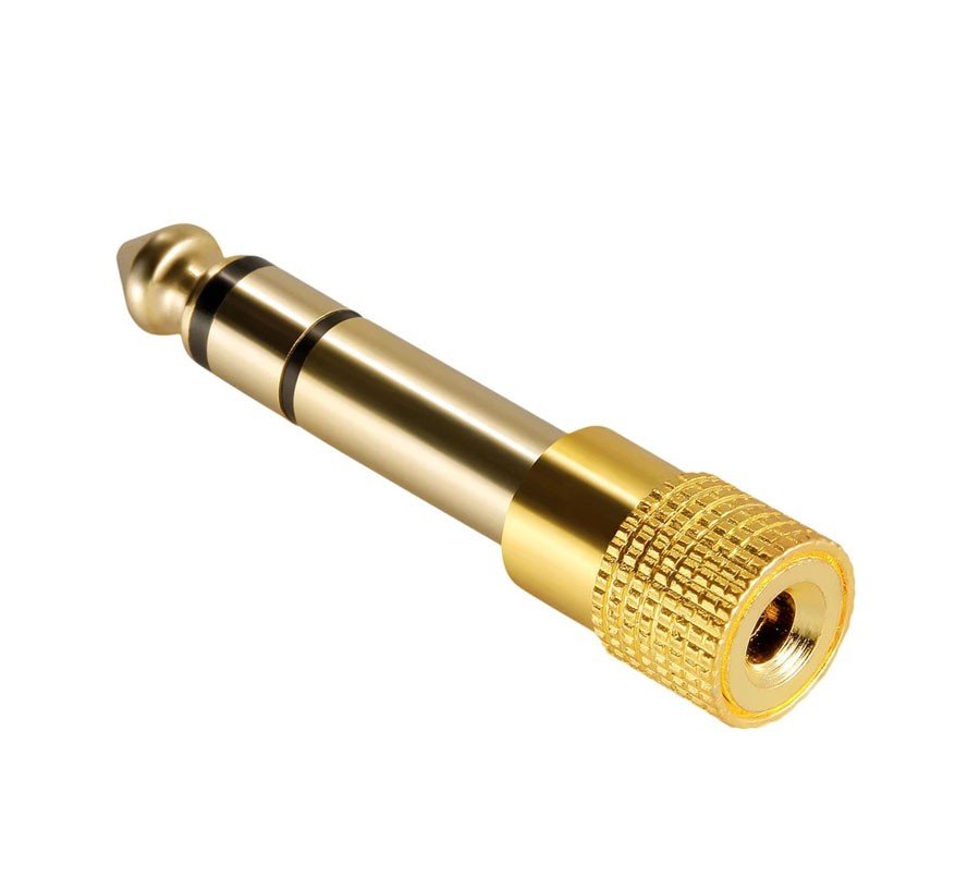 تبدیل کانکتور صوتی 3.5mm استریو به 6.5mm دی‌نت D-Net