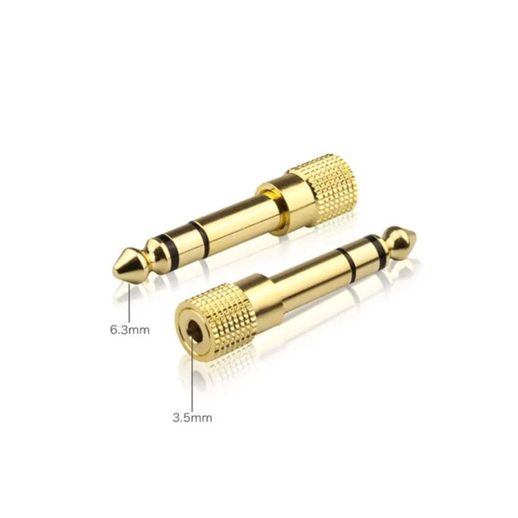 تبدیل کانکتور صوتی 3.5mm استریو به 6.5mm دینت D-Net