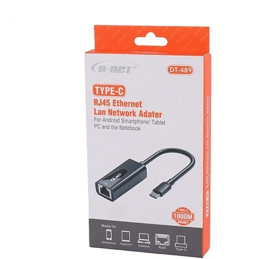 تبدیل Type-C به LAN دی نت مدل DT-489