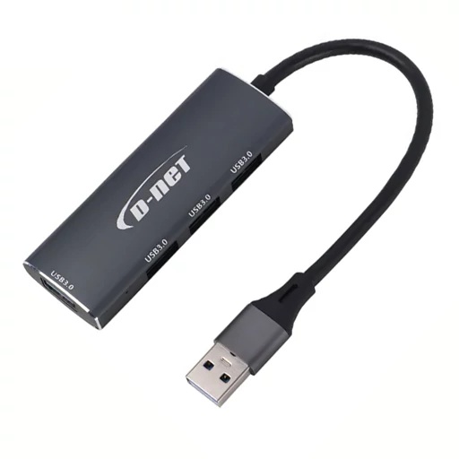 هاب 4 پورت USB 3.0 دی نت مدل dt-430