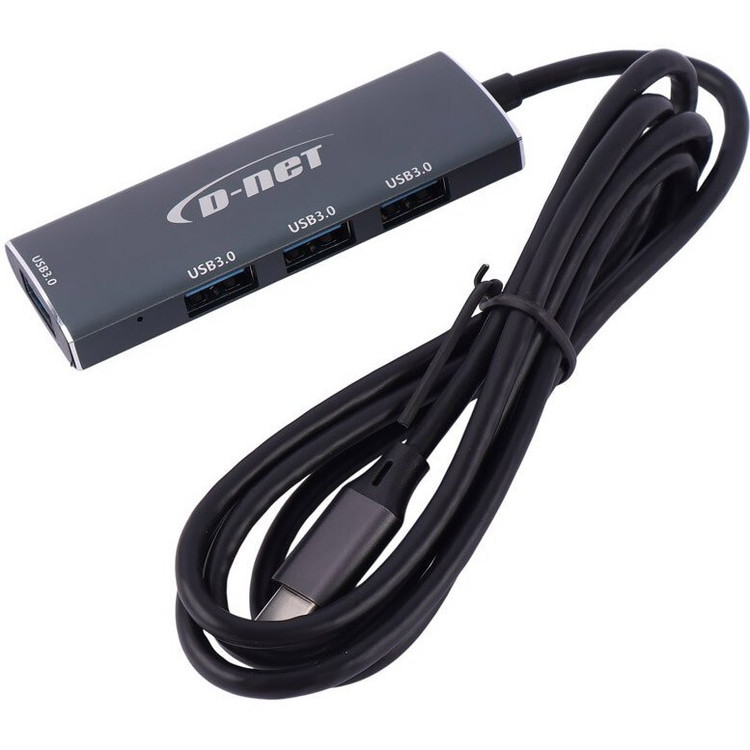 هاب 4 پورت type-c دی نت مدل dt-430