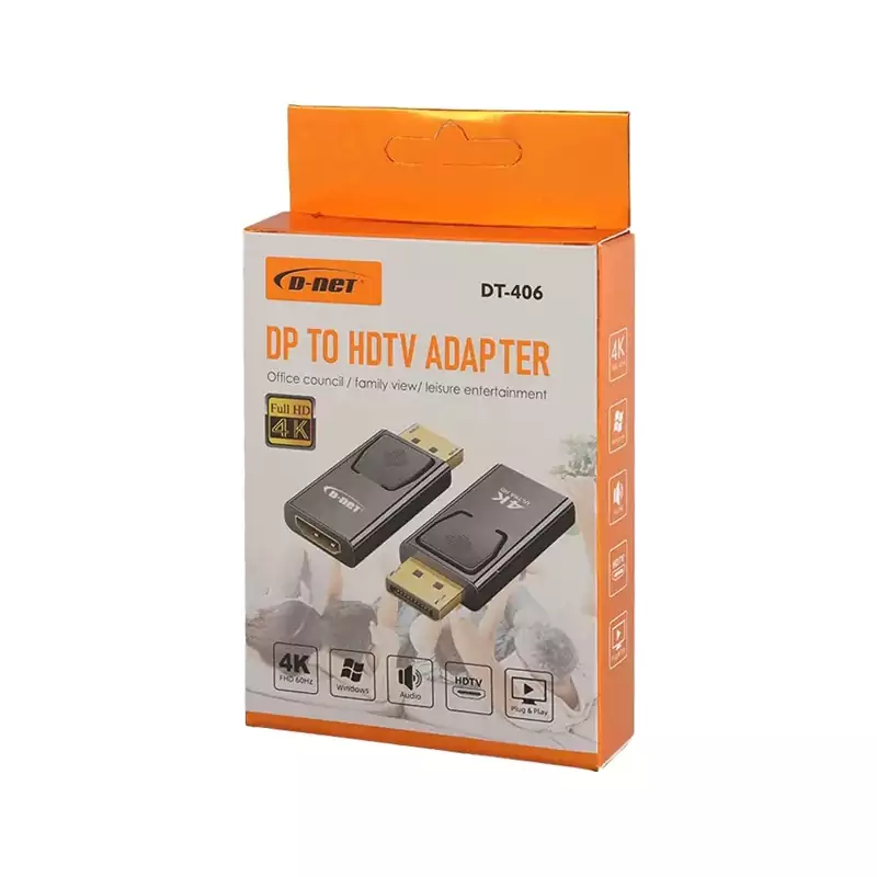مبدل DisplayPort به HDMI دی-نت مدل DT-406