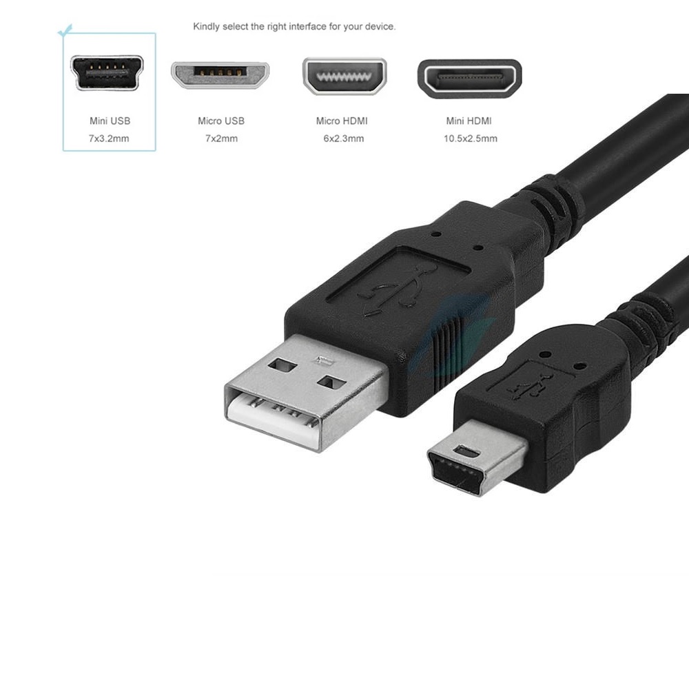 کابل تبدیل mini USB به USB