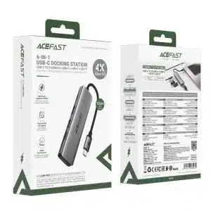 هاب و داک USB-C شش‌کاره ایس فست مدل J18