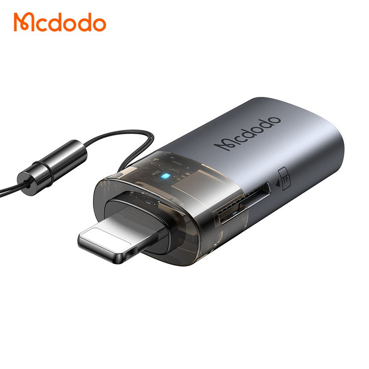 مبدل USB و MicroSD به لایتنینگ مک دودو مدل OT-785