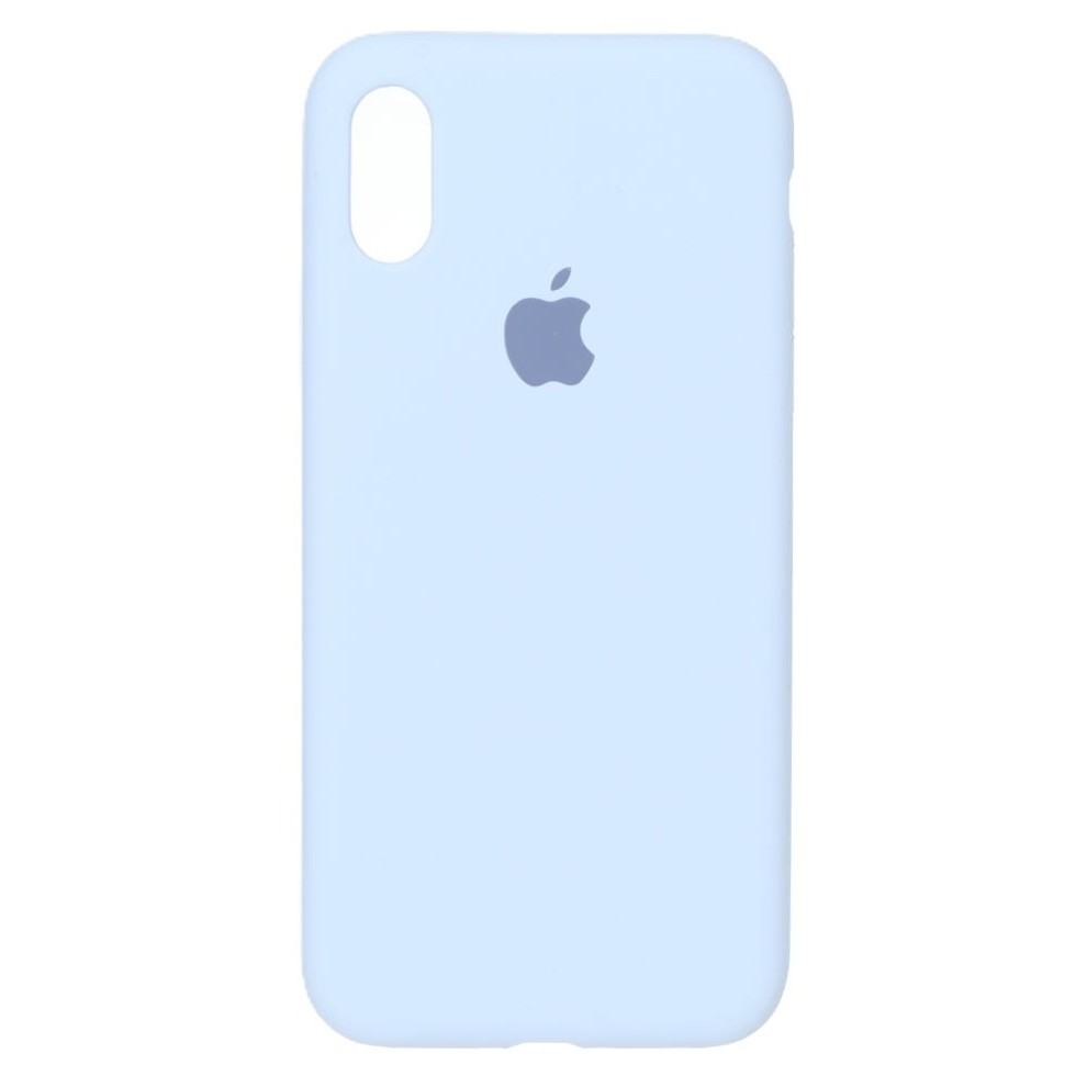 کاور سیلیکونی آیفون XS Max آبی روشن