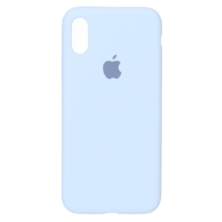 کاور سیلیکونی آیفون XS Max آبی روشن