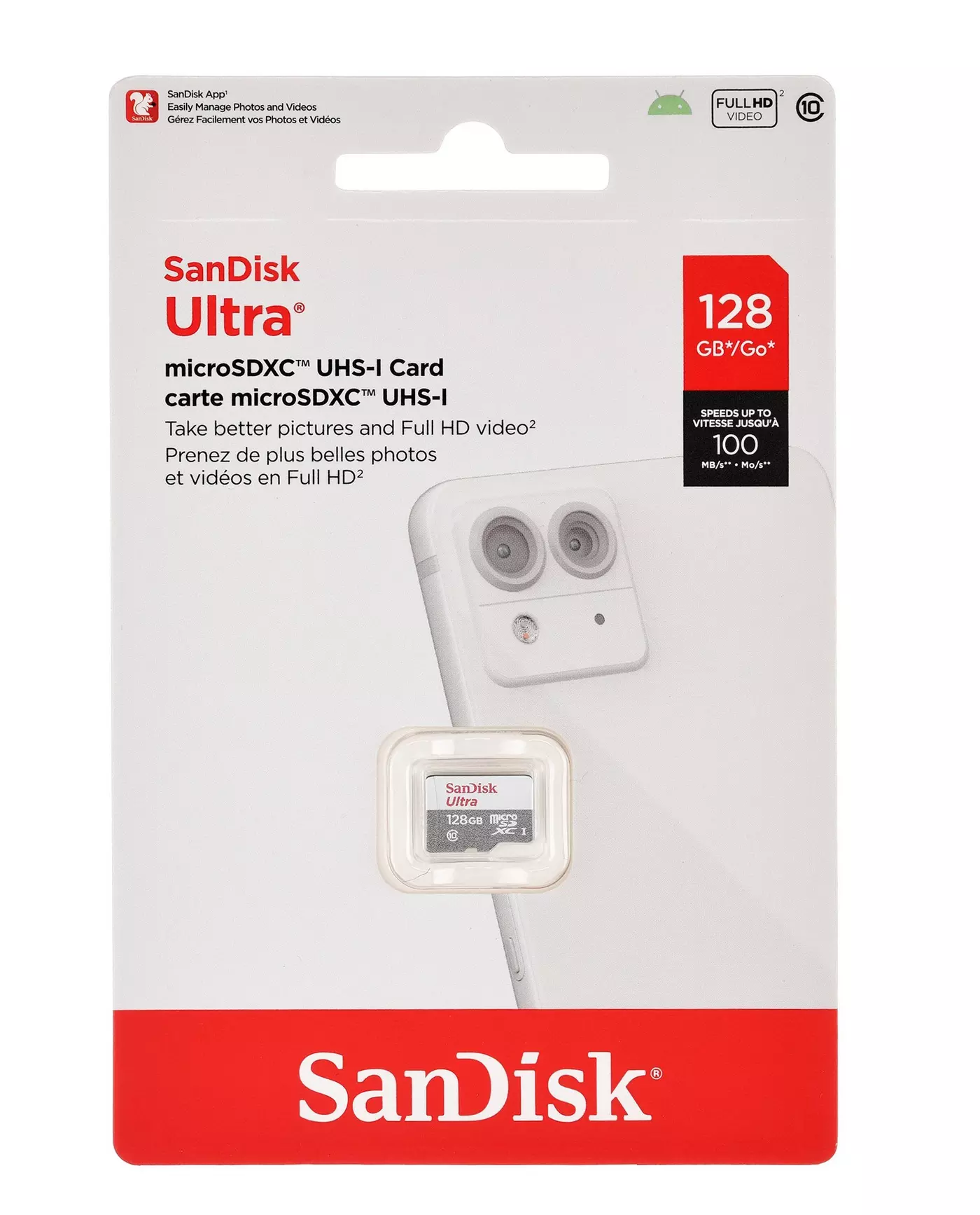 کارت حافظه microSD سن دیسک مدل Ultra ظرفیت 128 گیگابایت