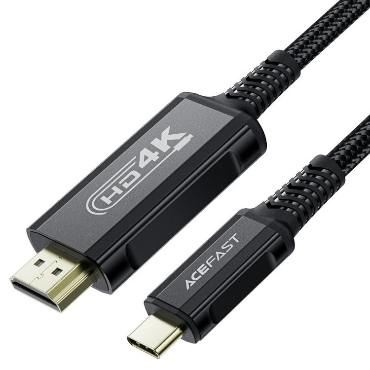 کابل انتقال تصویر Type-C به HDMI ایس فست مدل C1-10 با پشتیبانی از 4K و HDR
