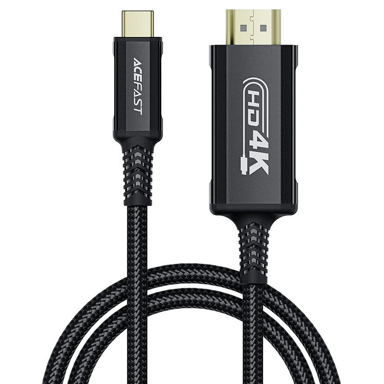کابل انتقال تصویر Type-C به HDMI ایس فست مدل C1-10 با پشتیبانی از 4K و HDR