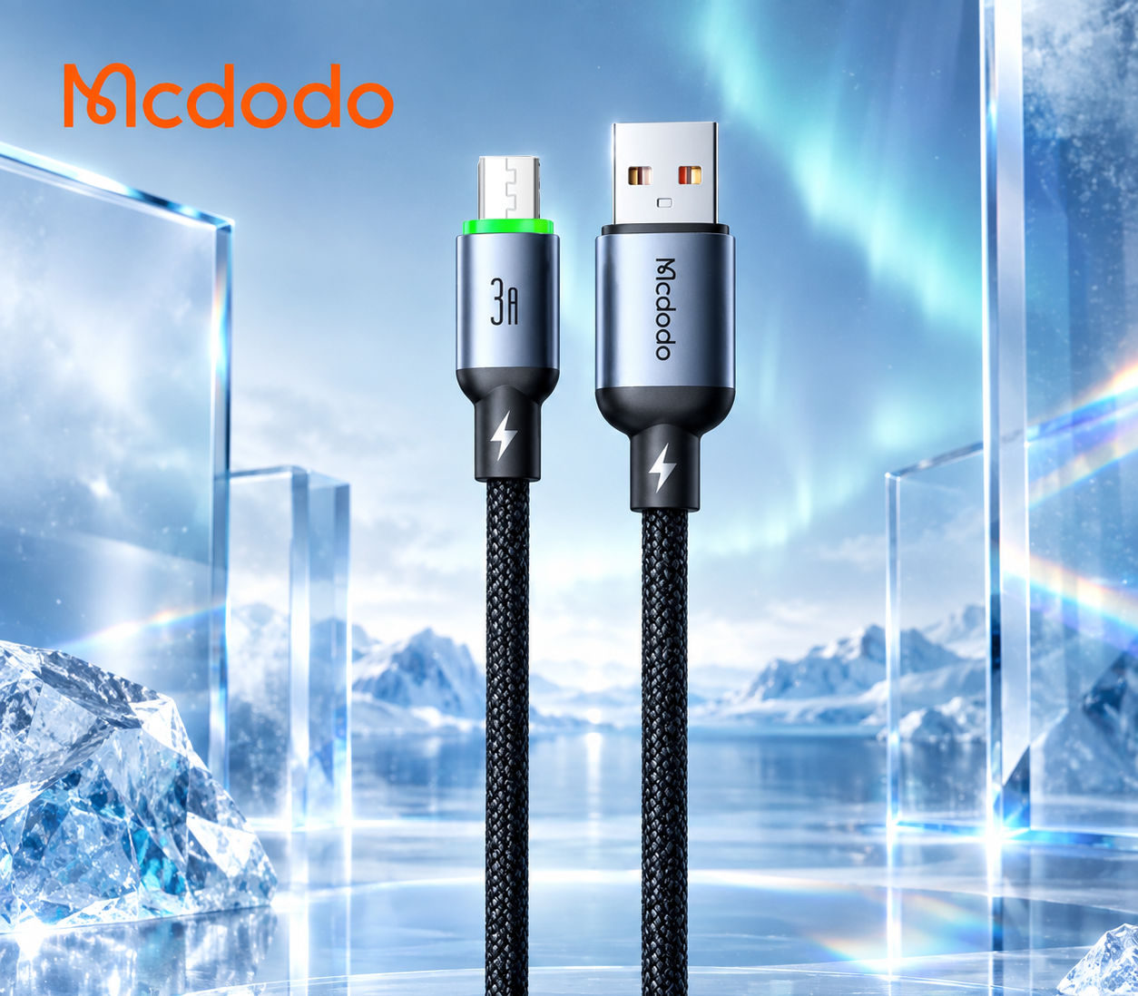 کابل شارژ و انتقال داده Micro USB مک دودو Mcdodo مدل CA-6620 طول ۱ متر