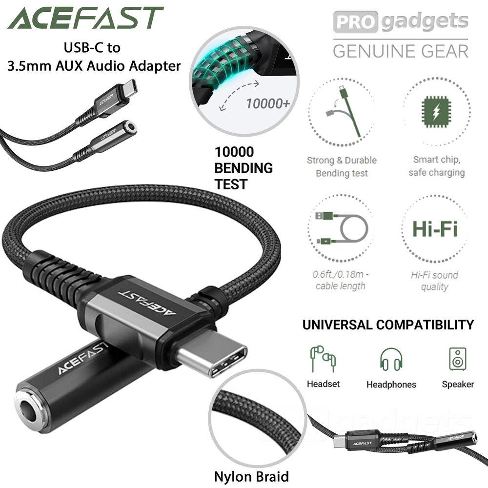 مبدل USB-C به جک 3.5 میلی‌متری صدا ایس فست مدل C1-07