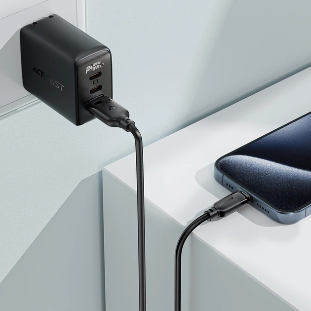 کابل شارژ و انتقال داده ایس فست C16-02 USB-A به Lightning