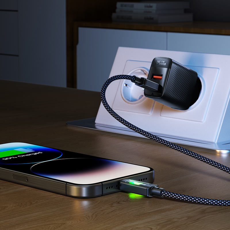 کابل شارژ و انتقال داده USB-A به USB-C ایس فست مدل C21-04 طول 1.2 متر