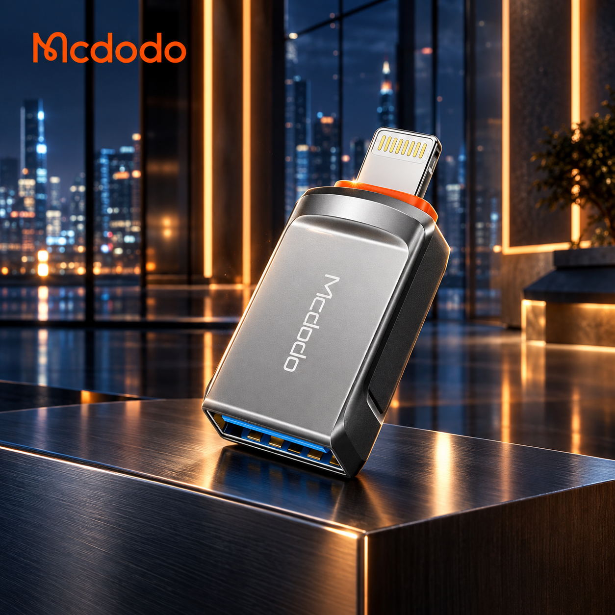 مبدل OTG مکدودو مدل OT-860 لایتنینگ به USB-A 3.0